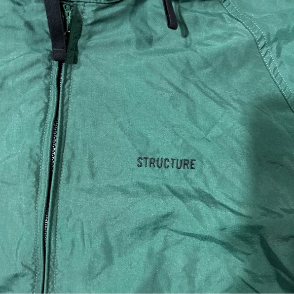 Men’s Structure Windbreaker Full Zip Jacket Size Large - Picture 2 of 13